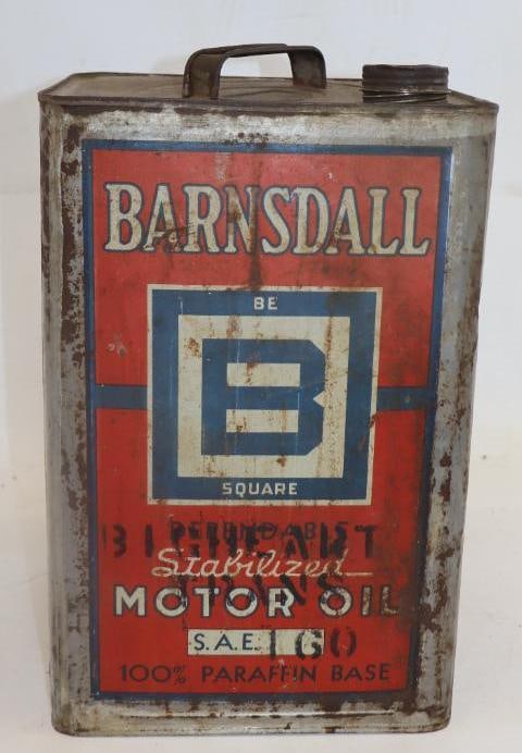 Barnsdall B Square 5 Gallon Oil Can (1 of 4)