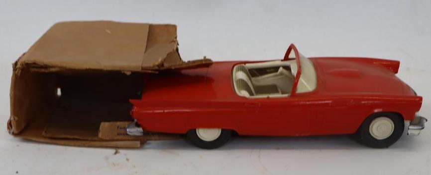 1957 Ford Thunder Bird 2 Door Convertible Friction Car w/ Partial Box (1 of 2)