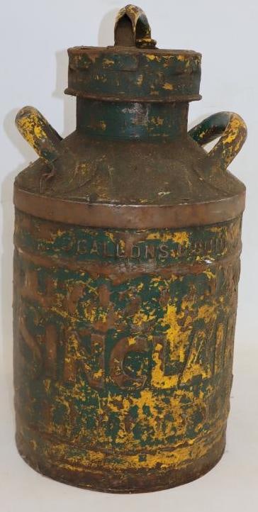 Embossed Sinclair 5 Gallon Bulk Oil Container (1 of 4)