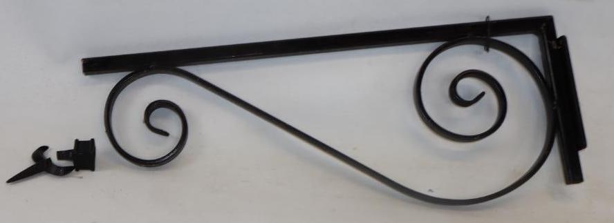 Ornate Metal Hanging Sign Bracket (1 of 2)