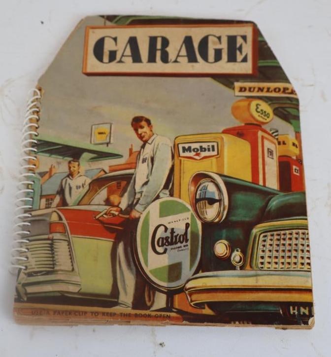 1950's Castro, Mobil, Shell, Esso Garage Pop Up Book (1 of 3)