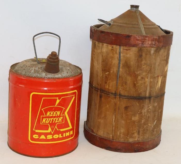 Group of 2 Ten and Five Gallon Gasoline Cans (1 of 4)