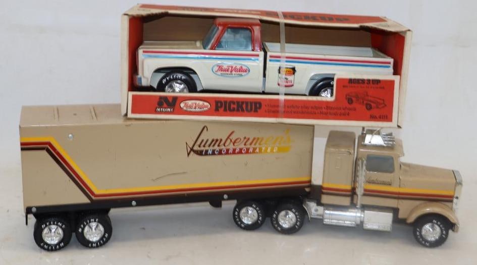 Group of 2 Nylint Semi Truck And Pick Up Truck In The Box (1 of 2)