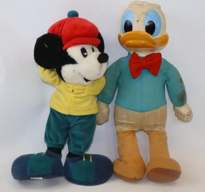 Group 2 Mickey Mouse and Donald Duck Dolls (1 of 2)