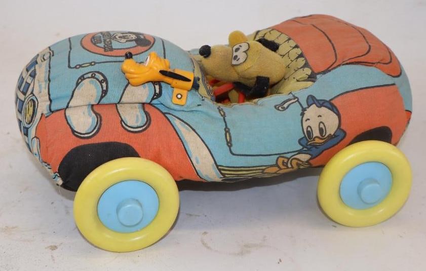 Pluto Driving Mickey Mouse Club Toy Car (1 of 2)