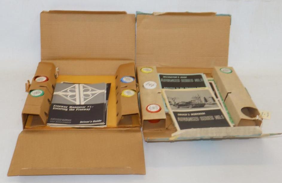 Group of 2 Ford Advanced Driving Series Manuals and Films: 12" x 12" x2" each