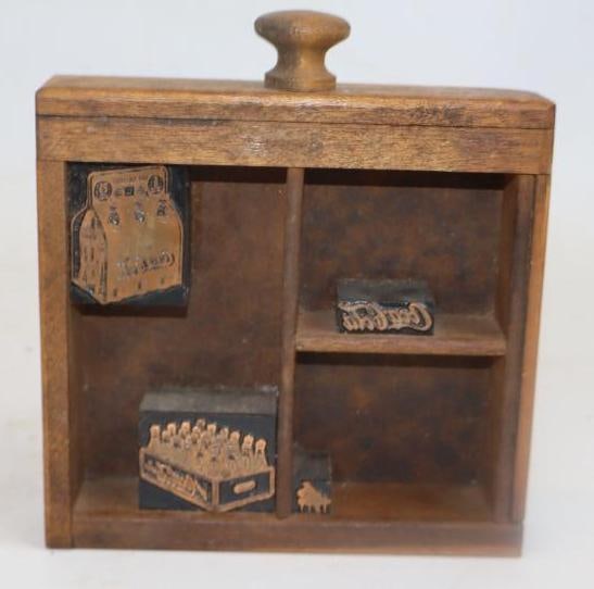 Group of 4 Coke Cola Samps Mounted In A Display Frame (1 of 2)