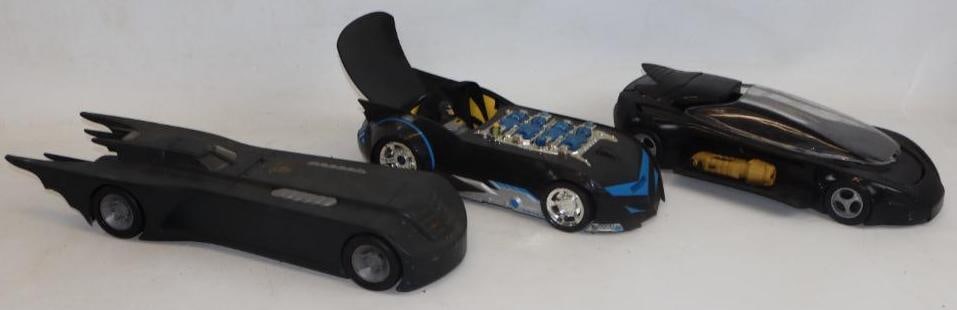 Group of 3 Vintage Bat Mobiles: 16" x 4.25" x3" largest