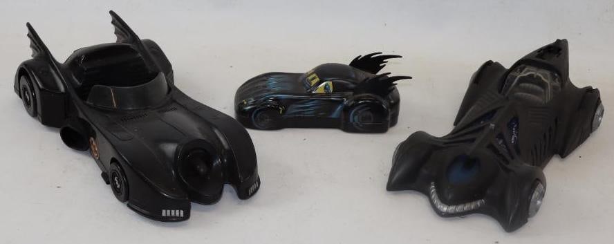 Group of 3 Vintage Bat Mobiles: 16" x 6" x3.50" largest