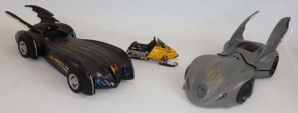 Group of 3 Vintage Bat Mobiles: 18" x 6" x 3.50" largest