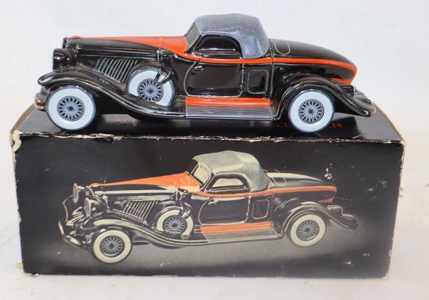 1932 Auburn Boat Tail Speedster Avon Cologne Bottle w/ Original Box (1 of 2)