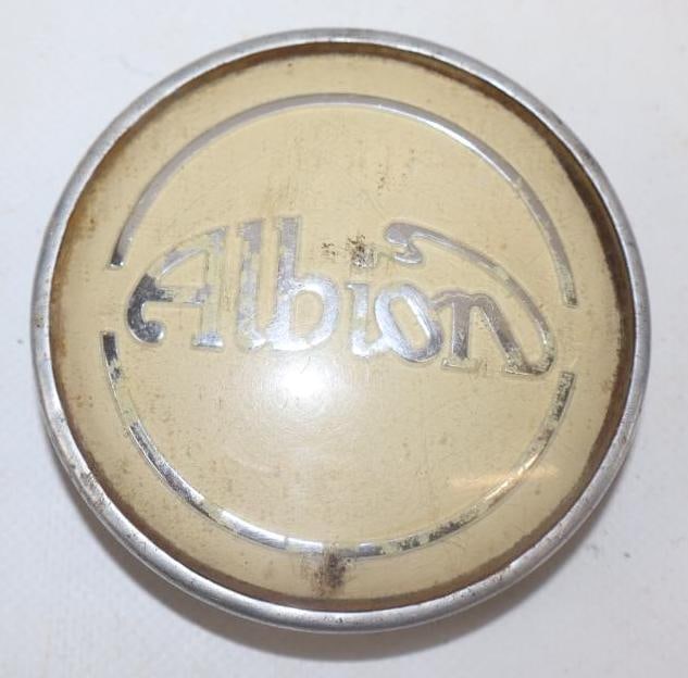 1940's Albion Motor Car Co Horn Button Emblem: 3.25" diameter