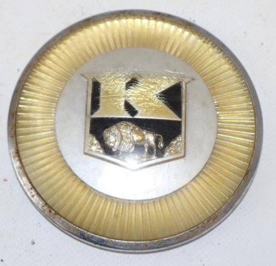 1940's-1950's Kaiser Frazer Horn Button Emblem: 3.75" diameter