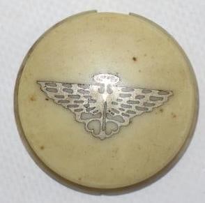 1940's Austin Cars Horn Button Emblem: 1.5" diameter