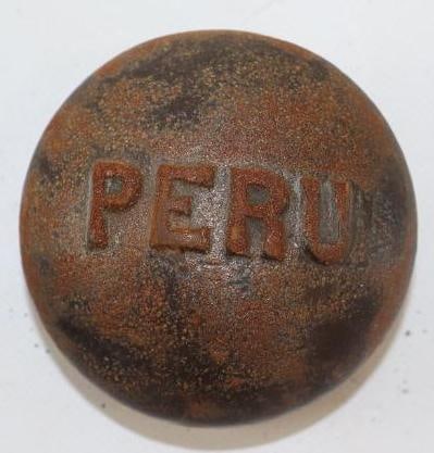 Peru Trailer Cast Iron Automobile Hubcap (1 of 2)