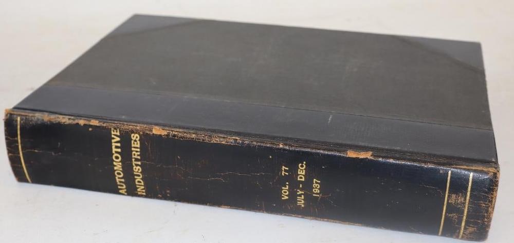 Automotive Industries The Automobile Volume 77 1937 Reference Book (1 of 2)