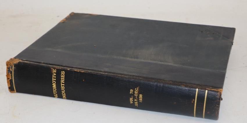 Automotive Industries The Automobile Volume 79 1938 Reference Book (1 of 2)