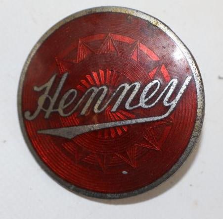 1939-1942 Henney Packard Automobile Hood Side Trim Emblem (1 of 2)