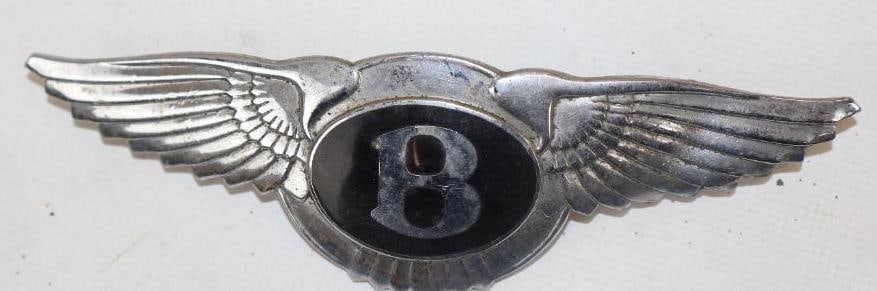 Bentley Automobile Car Emblem: 6.50", cloisonne