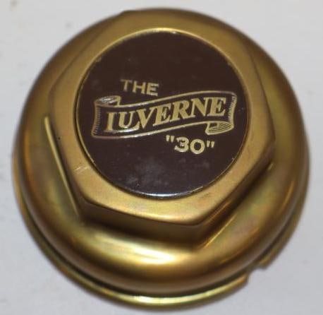The Luverne (30) Brass Threaded Automobile Hubcap (1 of 2)