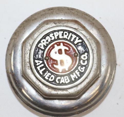 Prosperity Allied MFG Co. Threaded Automobile Hubcap (1 of 2)