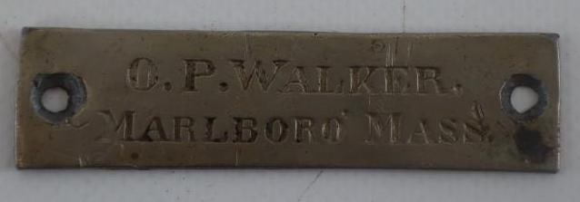 O.P. Walker ID/Body Name Tag: 2.50" long