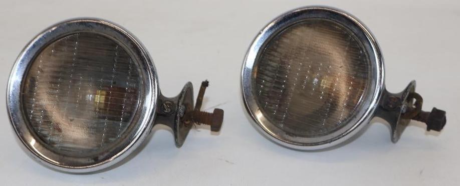 Pair of 1930's Twilight Automobile Cowl Lights (1 of 4)