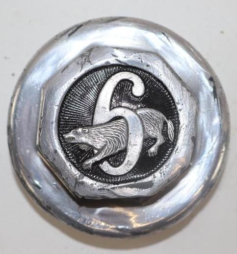 Wolverine Threaded Automobile Hubcap (1 of 2)