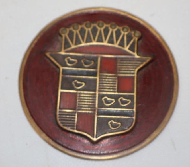 1941 Cadillac Hub Cap Emblem (1 of 2)