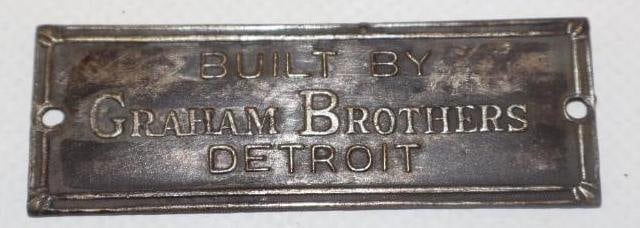Build By Graham Brothers Detroit Emblem Body Tag (1 of 2)