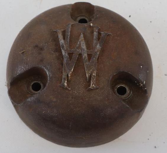 Marmon Harrington Truck Cast Iron Automobile Hubcap (1 of 2)