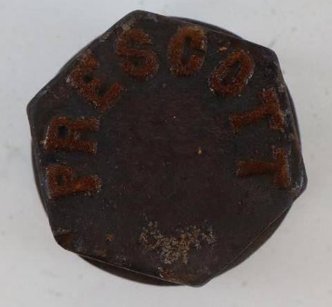 Prescot Truck Cast Iron Threaded Automobile Hubcap (1 of 2)