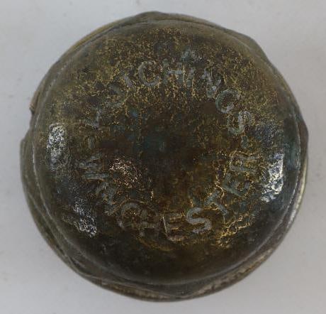 Hutchings Winchester Brass Threaded Automobile Hubcap (1 of 2)