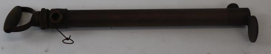 CW Brass Single Cylinder Brass Hand Tire Pump (1 of 3)