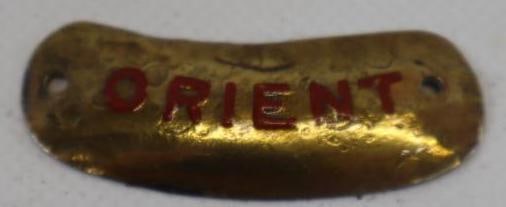 Orient ID/Body Name Tag: 2" long