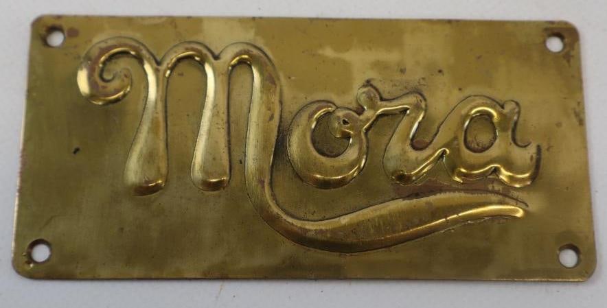 Mora Brass ID/Body Name Tag: 4.50" long