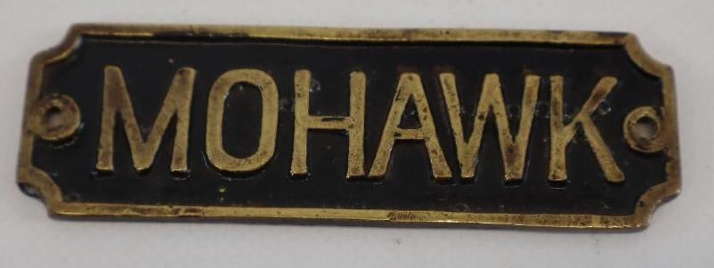 Mohawk Brass ID/Body Name Tag: 3.25" long
