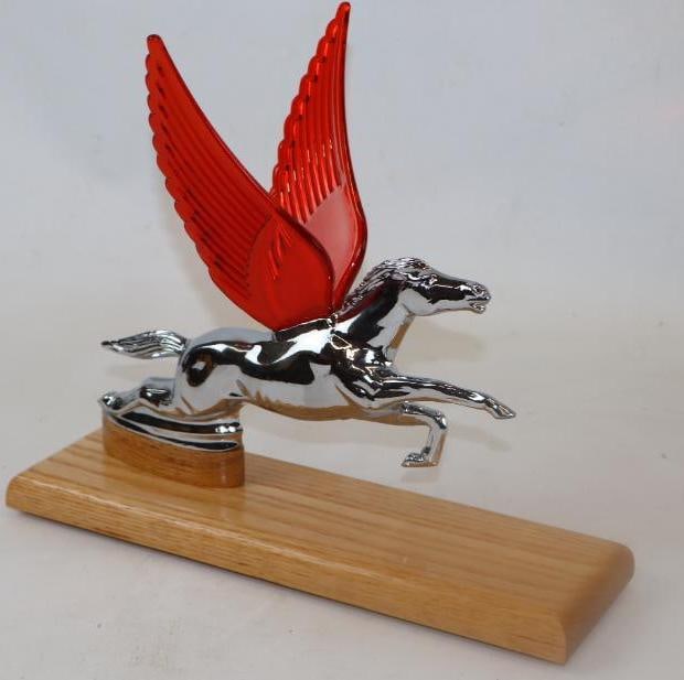 Flying Horse w/ Wings Aftermarket Automobile Radiator Mascot Hood Ornament (1 of 3)