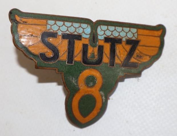 1926-1927 Stutz 8 Radiator Emblem Badge (1 of 2)