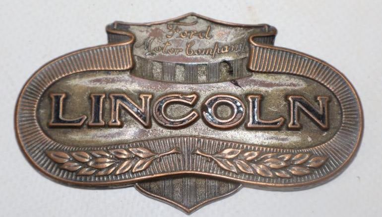 1922 Ford Lincoln Radiator Emblem Badge (1 of 2)
