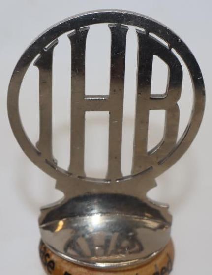 Indiana Harbor Belt Radiator Mascot Hood Ornament: 3" x 5.50"