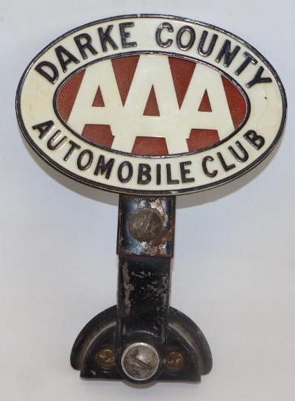 Darke County AAA Automaker Club License Plate Topper w/ Bracket (1 of 2)