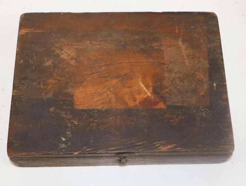 The Master Presto Value Head Grinder Reamer Set In Original Wooden Box: 7.25" x 5.50" x1.5"