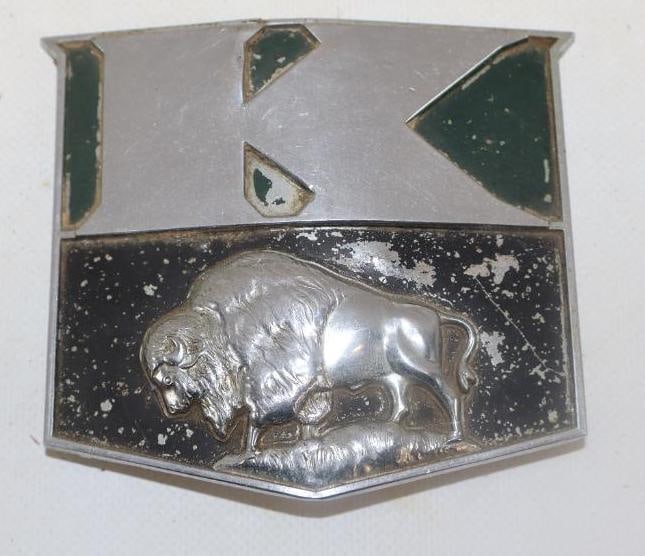 1940's Kaiser Frazer Radiator Emblem Badge (1 of 2)
