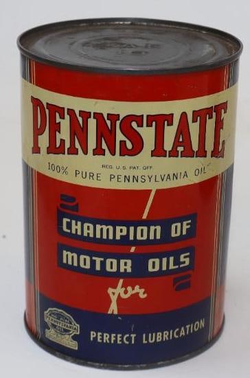 Pennstate 40 Cent Pricer Metal 1 Quart Oil Can (1 of 4)