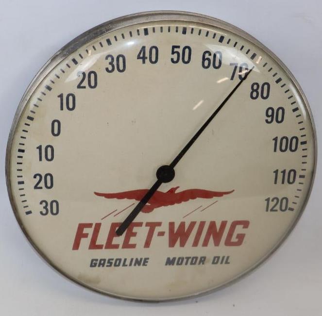 Fleetwing Gasoline Motor Oil Thermometer (1 of 2)