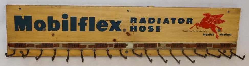 Mobiloil Mobilflex Radiator Hose Advertising Display Rack (1 of 4)