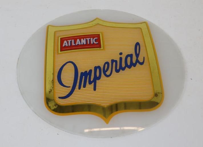13.5" Atlantic Imperial Gas Pump Globe Lense (1 of 4)
