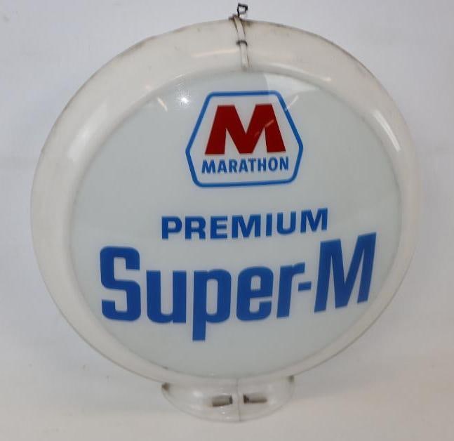 13.5" Marathon Premium Super-M Gas Pump Globe Lense (1 of 4)