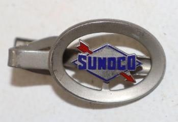 Sunoco Cloisonne Tie Tac: 1.25" x .75"